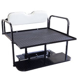 EZGO TXT Golf Cart Rear Flip Seat Kit with Steel Frame | Compatible with 1994.5 and newer EZGO TXT Models
