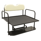 EZGO RXV Golf Cart Rear Flip Seat Kit with Steel Frame | Compatible with 2008 and Newer EZGO RXV Models