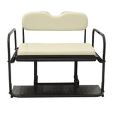EZGO RXV Golf Cart Rear Flip Seat Kit with Steel Frame | Compatible with 2008 and Newer EZGO RXV Models