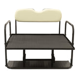 EZGO RXV Golf Cart Rear Flip Seat Kit with Steel Frame | Compatible with 2008 and Newer EZGO RXV Models