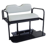 Yamaha G29-Drive Golf Cart Rear Flip Seat Kit with Steel Frame | Compatible with 2007-2016 Yamaha G29 Golf Carts