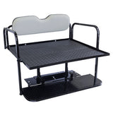 Yamaha G29-Drive Golf Cart Rear Flip Seat Kit with Steel Frame | Compatible with 2007-2016 Yamaha G29 Golf Carts