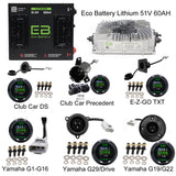 Eco Battery Gen3 51V 60AH Lithium Golf Cart Battery Bundle