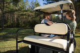 CLUB CAR PRECEDENT GOLF CART REAR FLIP SEAT KIT WITH STEEL FRAME | COMPATIBLE WITH 2004-UP MODELS (BUFF)