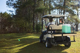 CLUB CAR PRECEDENT GOLF CART REAR FLIP SEAT KIT WITH STEEL FRAME | COMPATIBLE WITH 2004-UP MODELS (BUFF)