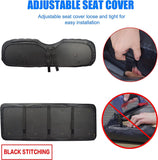 Universal Golf Cart Back Seat Covers- Black
