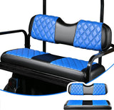 UNIVERSAL GOLF CART BACK SEAT COVERS- Black and Blue