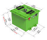 Bolt Energy 105AH 48 Volt Professional Kit - "MINI" HIGH OUTPUT GOLF CART LITHIUM BATTERY