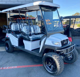 **$1,000 OFF**  2024 Bintelli- Lifted -  White Beyond Limo Golf Cart 6 Passenger