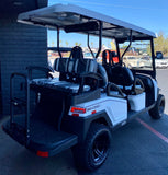 **$1,000 OFF**  2024 Bintelli- Lifted -  White Beyond Limo Golf Cart 6 Passenger