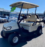 2019 CLUB CAR TEMPO 4 PASSENGER ELECTRIC GOLF CART IN BEIGE