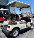 Weekly Deal!! 2002 Yamaha G22 in White 2PR Golf Cart