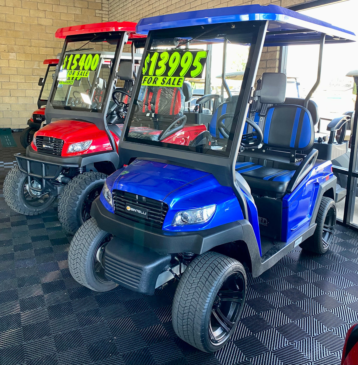 **1,000 OFF** 2024 Bintelli Beyond in Hydro Blue 4PR Golf Cart with