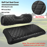 Golf Cart Farm- TXT Diamond Seat Cover- Black