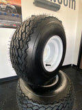 Set of 4 Golf Cart Tires and Wheels (pre-mounted)