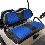 Golf Cart Farm- Club Car DS Seat Cover- Black and Blue