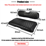 Golf Cart Farm- EZGO RXV Seat Cover- Black