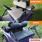 Golf Cart Farm- TXT Diamond Seat Cover- Black