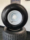 Set of 4 Golf Cart Tires and Wheels (pre-mounted)