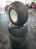Set of 4 Golf Cart Tires and Wheels (pre-mounted)
