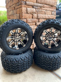 10” Tempest Golf Cart Wheels and All Terrain Tires