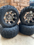 10” Tempest Golf Cart Wheels and All Terrain Tires