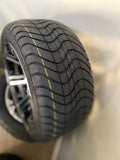 12” Terminator Golf Cart Wheels Mounted to 215/40-12 Low Profile Tires