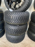 12” Night Stalker Golf Cart Wheels Mounted to 215/40-12 Low Profile Tires