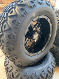 10” VAMPIRE GOLF CART WHEELS AND ALL TERRAIN TIRES