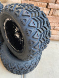 10” VAMPIRE GOLF CART WHEELS AND ALL TERRAIN TIRES