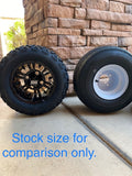 10” Tempest Golf Cart Wheels and All Terrain Tires