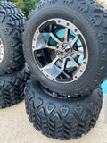 10” STORM TROOPER GOLF CART WHEELS AND ALL TERRAIN TIRES
