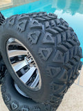 10” REVOLVER GOLF CART WHEELS AND ALL TERRAIN TIRES