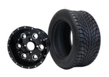 10" Pioneer Black Wheels & Tire Combo