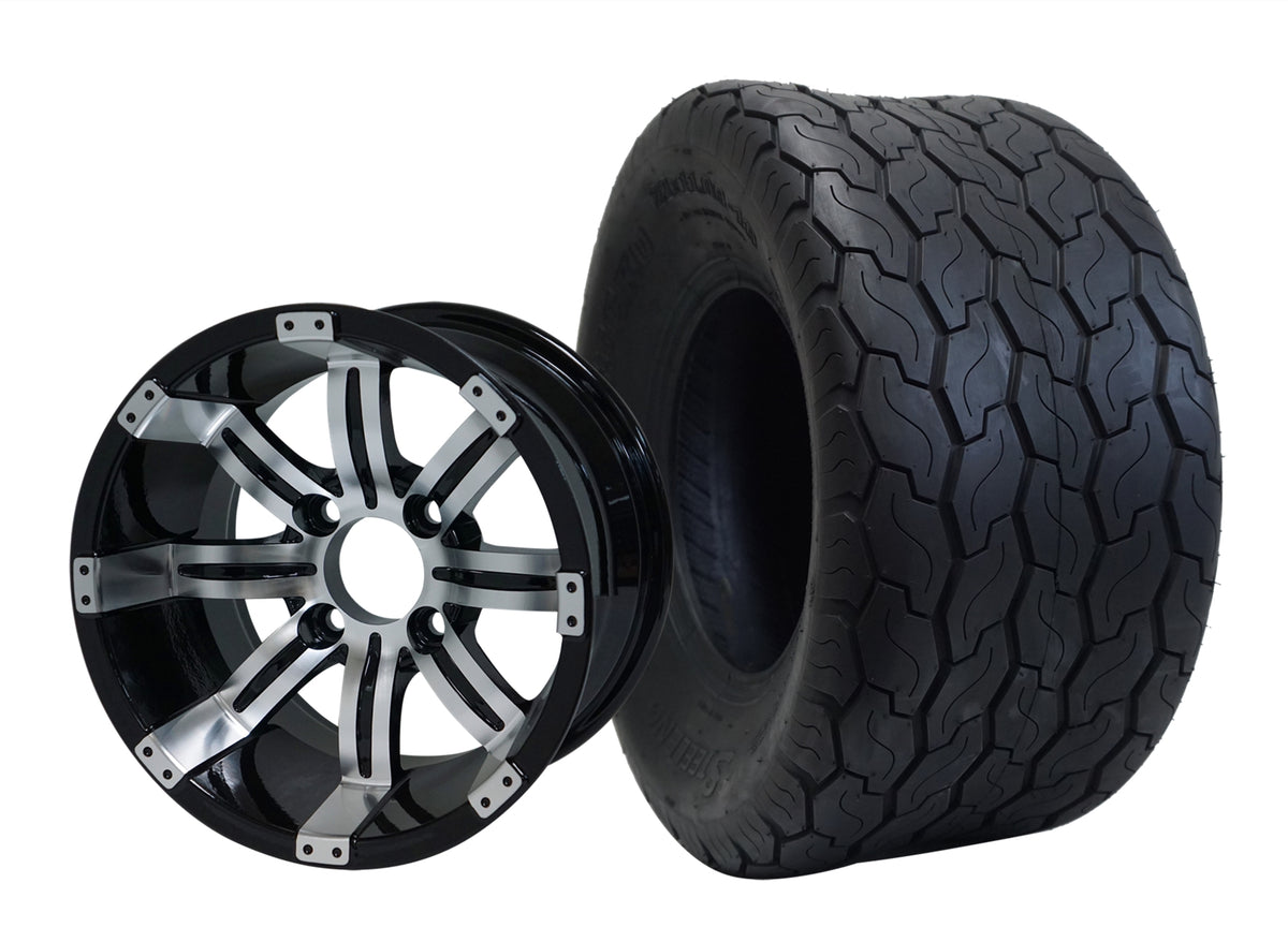10" Tempest Wheels & Tire Combo The Golf Cart Farm