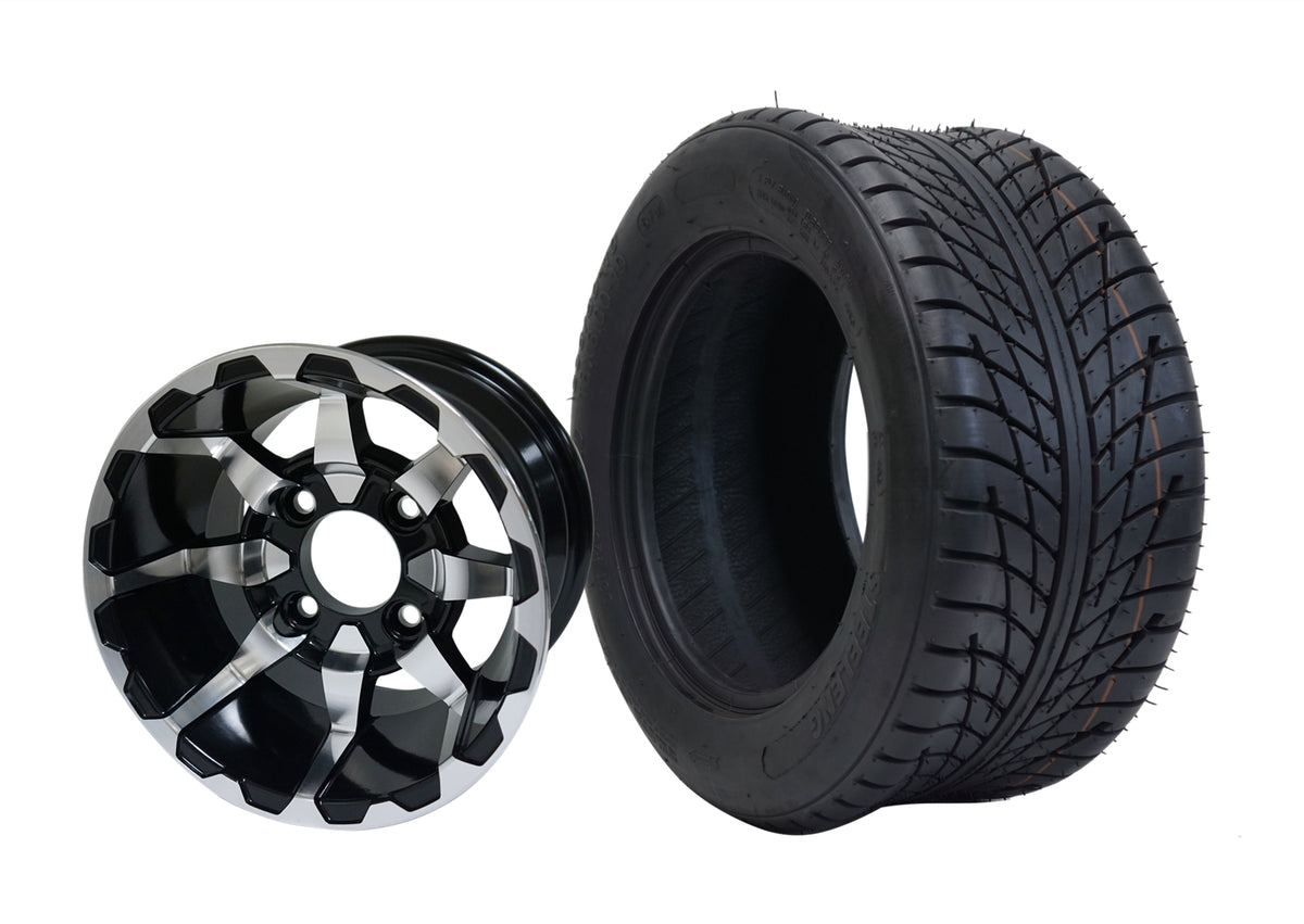 10" Vortex Wheels & Tire Combo The Golf Cart Farm