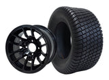 12" Lizard Wheels & Tire Combo