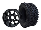 12" Night Stalker Wheels & Tire Combo