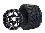 12" Rally Wheels & Tire Combo
