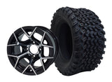 12" Rally Wheels & Tire Combo