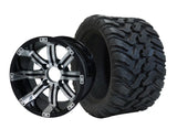 12" Tempest Wheels & Tire Combo