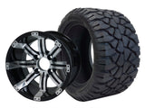 12" Tempest Wheels & Tire Combo