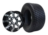 12" Tempest Wheels & Tire Combo