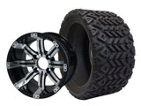 12" Tempest Wheels & Tire Combo