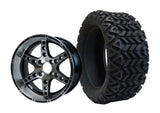 14" Turbine Wheels & Tire Combo
