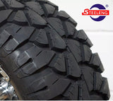 14" NIGHT STALKER GOLF CART WHEELS and 20" STINGER ALL TERRAIN TIRES DOT RATED