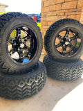 14” Wheels Mounted to 23” All Terrain Tires