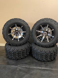 10” Kraken Wheels Mounted to 18x9-10 All Terrain Tires