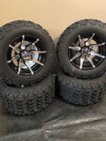 10” Kraken Wheels Mounted to 18x9-10 All Terrain Tires
