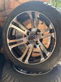 12” Bulldog Wheels Mounted to 215/40-12 Low Profile Tires